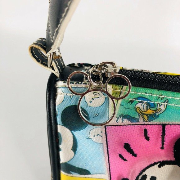 Disney Mickey Mouse Comics Vinyl Purse Cartoon Zip - Picture 8 of 11
